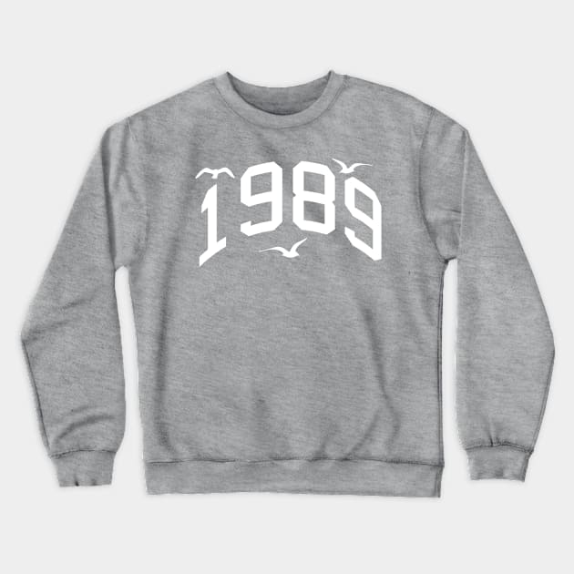 1989 Crewneck Sweatshirt by lyndsayruelle